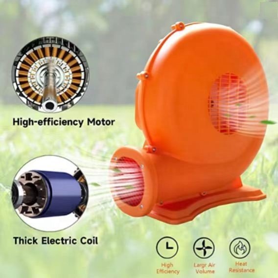 High Quality 220V 300W to 750W Electrical air Blower Bouncer Castle Inflatable Blowers Indoor Outdoor Events Electric Blowers